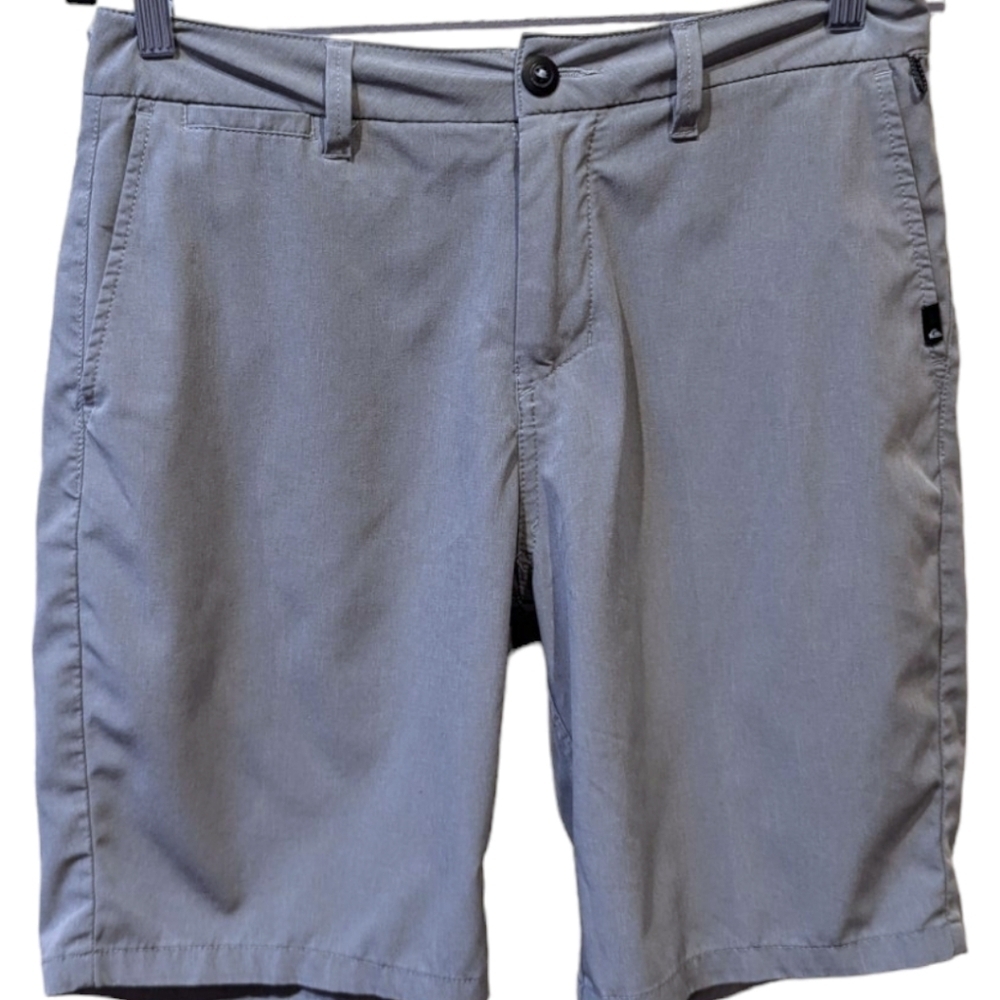 Quiksilver 4 Way Stretch Amphibian Outdoor Water Shorts in Grey (30)
